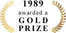 1989 awarded a GOLD PRIZE