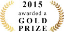 2015 awarded a GOLD PRIZE